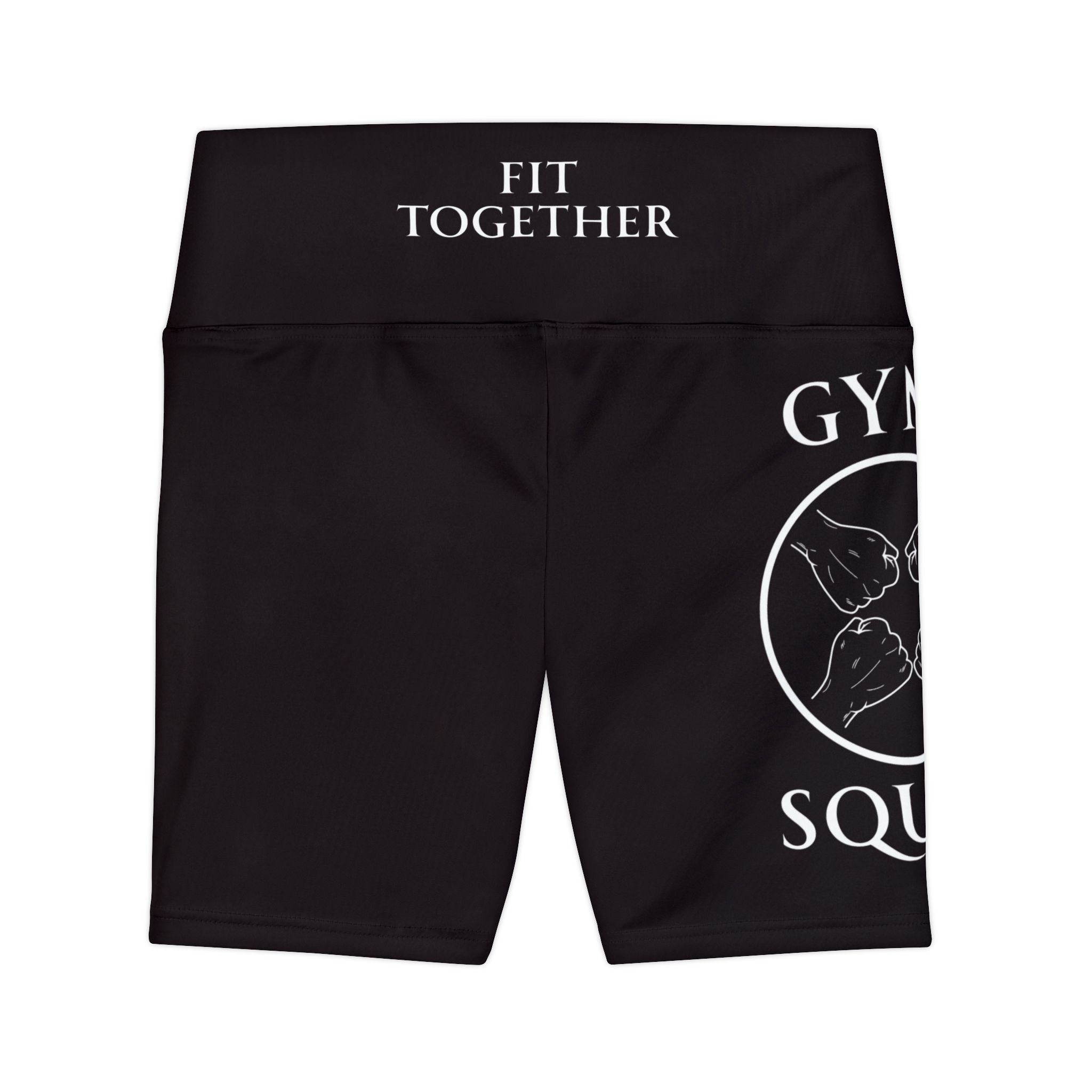 Gym Squad Women's Workout Shorts — 'Fit Together' Graphic AOP Activewear