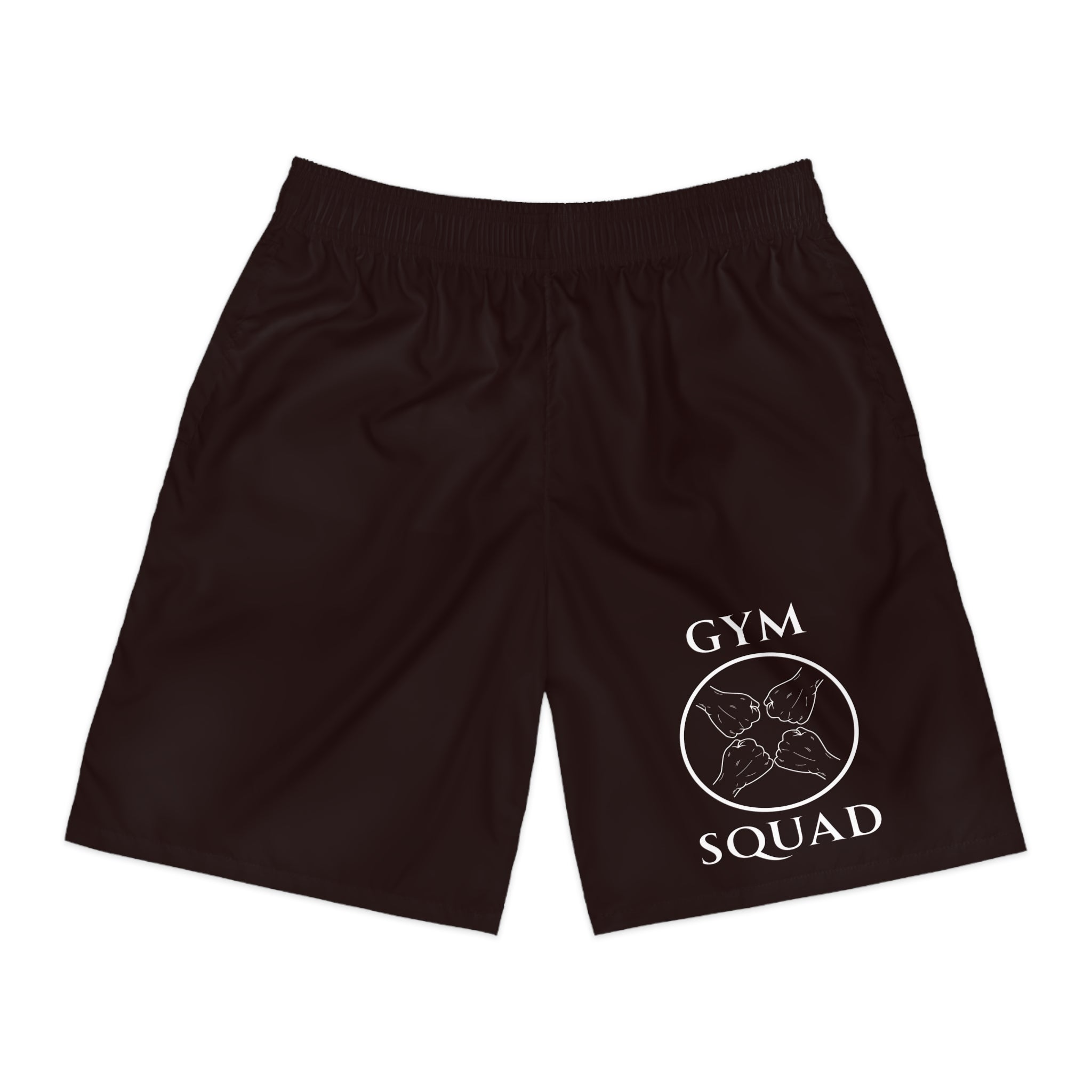Gym Squad Men's Jogger Shorts – Athletic Workout Shorts with 'Gym Squad' Emblem