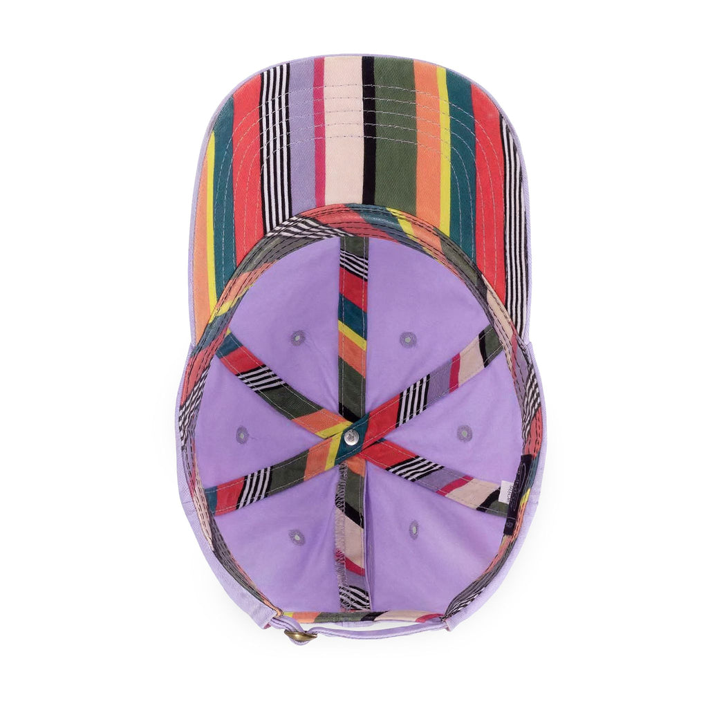 Women's Pigment-Dyed Cap with Fashion Undervisor (Embroidery) with Concealed Ponytail Opening