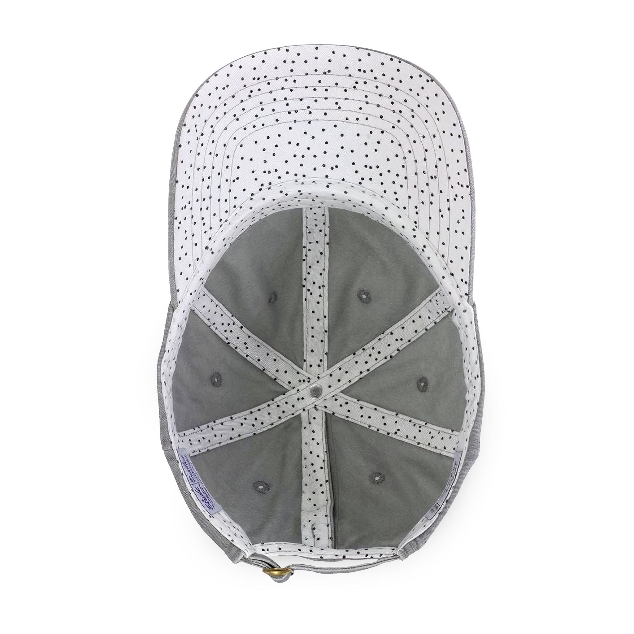 Women's Pigment-Dyed Cap with Fashion Undervisor (Embroidery) with Concealed Ponytail Opening