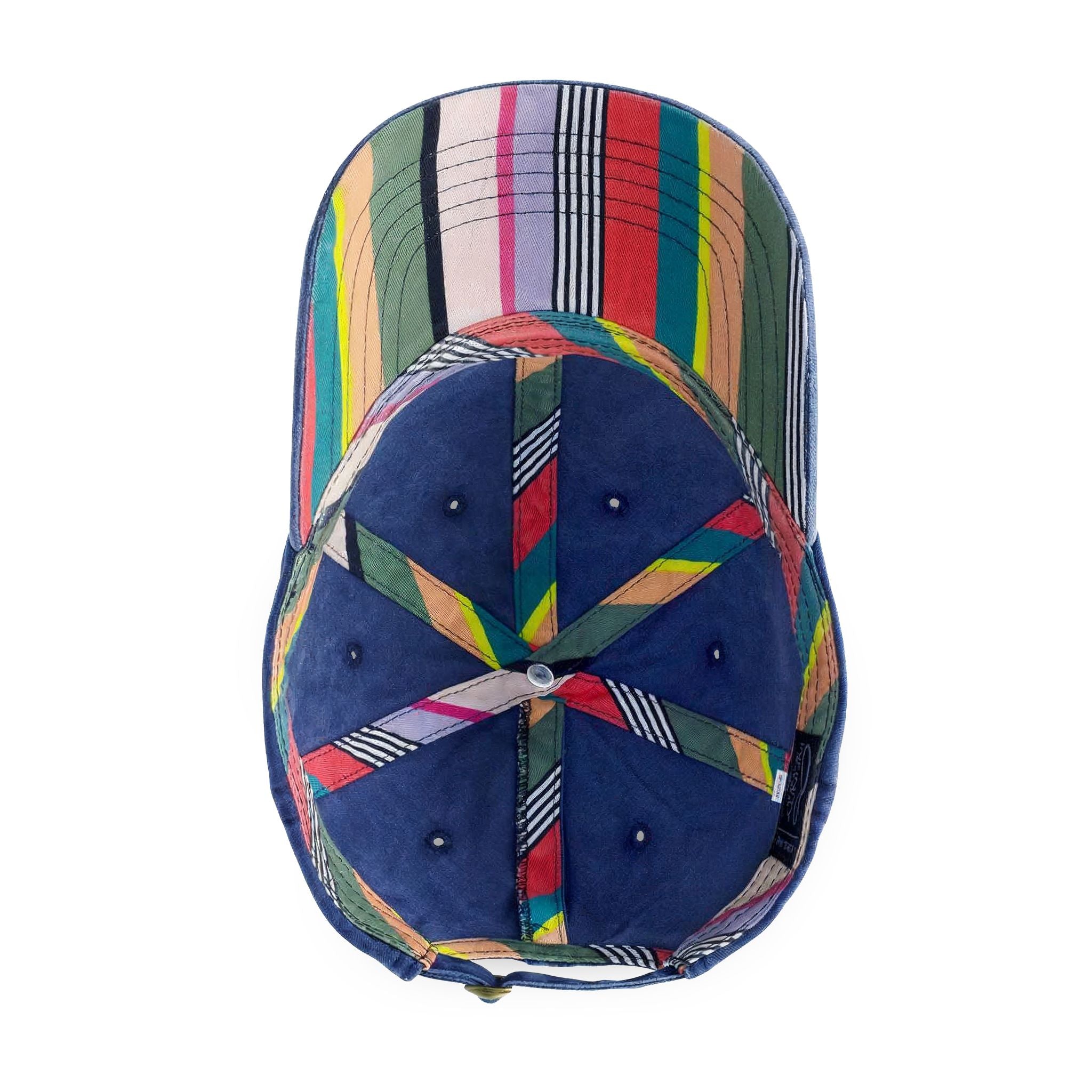 Women's Pigment-Dyed Cap with Fashion Undervisor (Embroidery) with Concealed Ponytail Opening