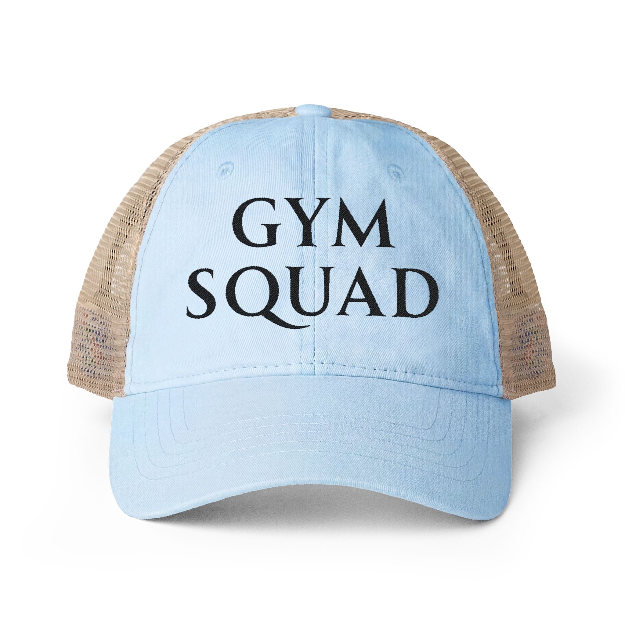 Women's Washed Mesh-Back Cap with  Concealed Ponytail Opening