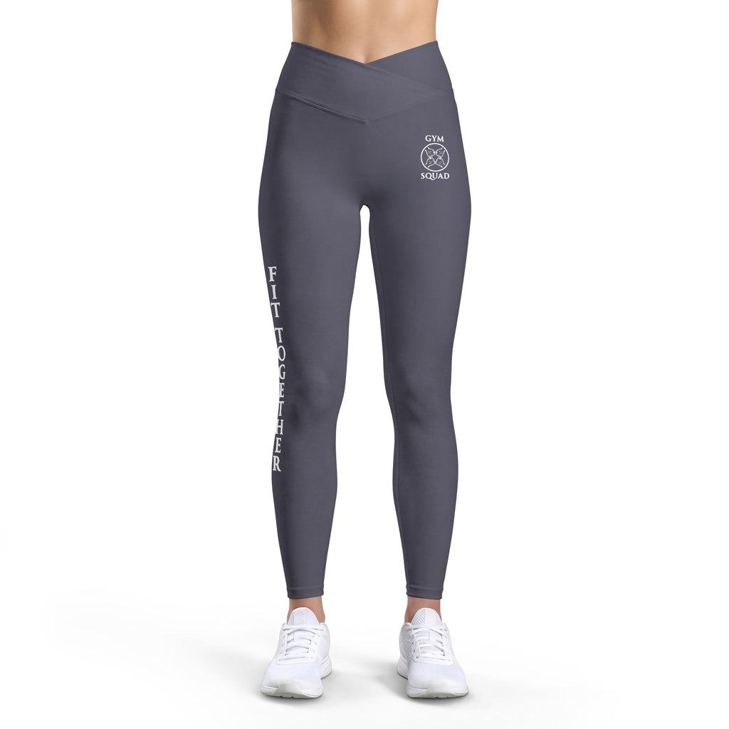 Women’s Leggings — 'Fit Together' Motivational Black Workout Leggings