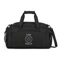 Gym Bag — 'Gym Squad' Embroidered Duffle for Fitness Enthusiasts (Personalize with Name/Number)