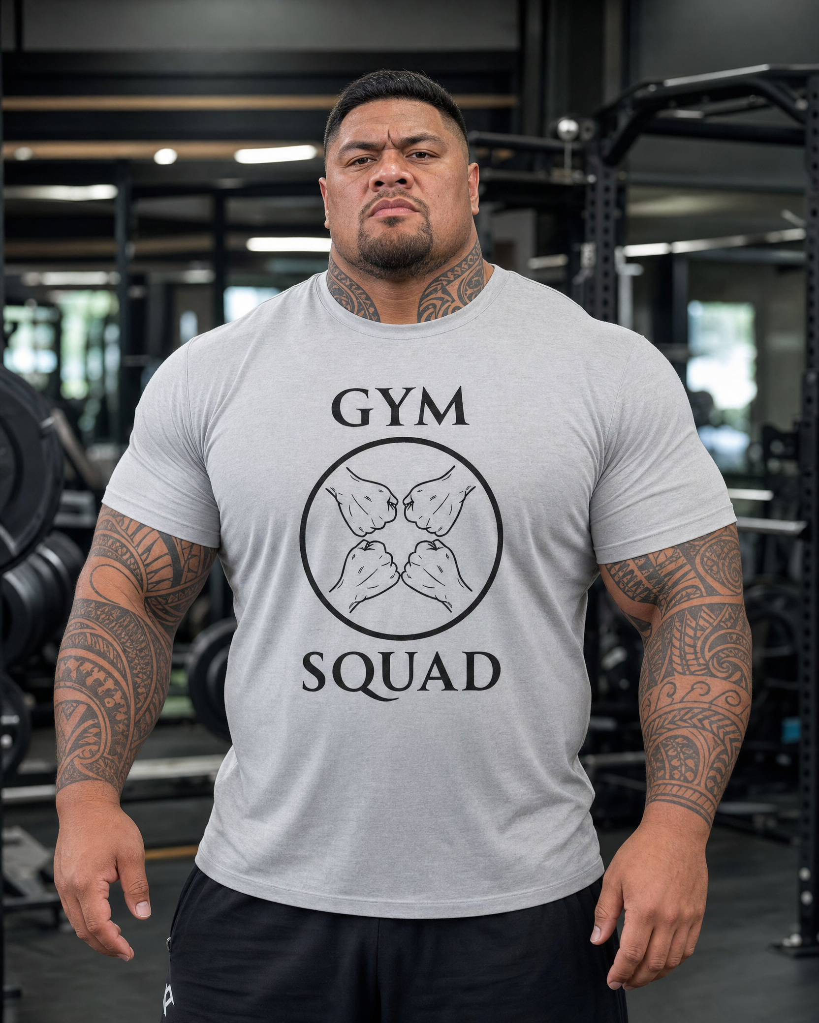 Gym Squad Moisture-Wicking Tee — 'Fit Together' Workout Shirt