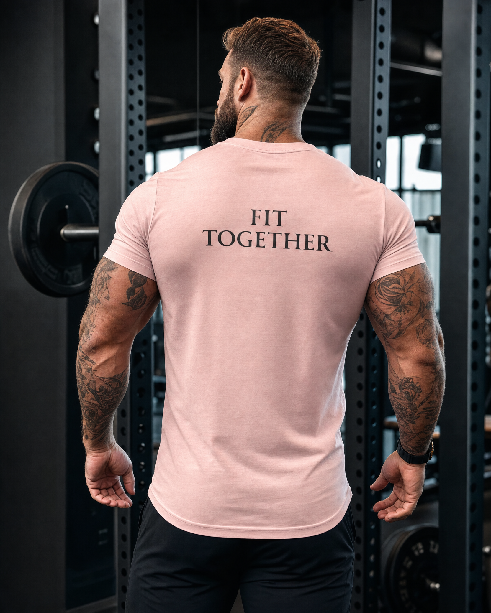 Gym Squad Moisture-Wicking Tee — 'Fit Together' Workout Shirt
