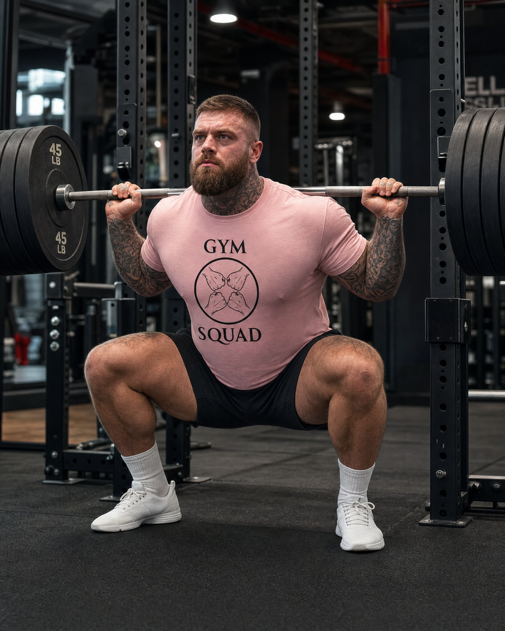 Gym Squad Moisture-Wicking Tee — 'Fit Together' Workout Shirt