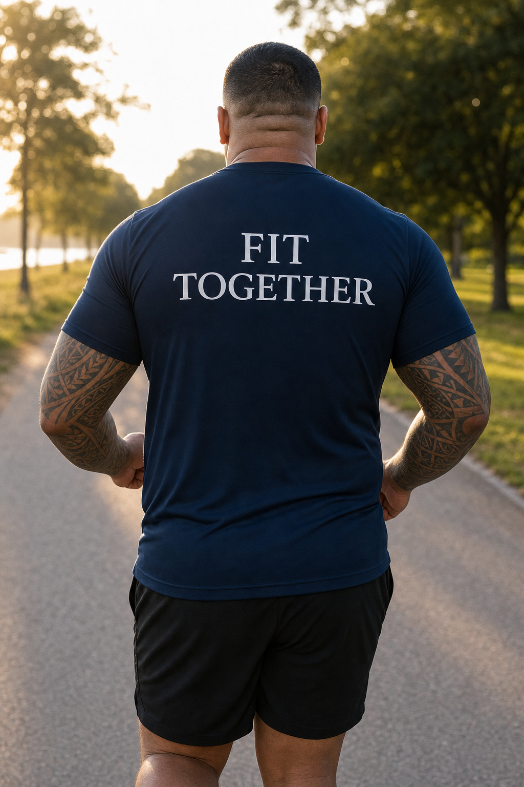 Gym Squad Moisture-Wicking Tee — 'Fit Together' Back Logo included