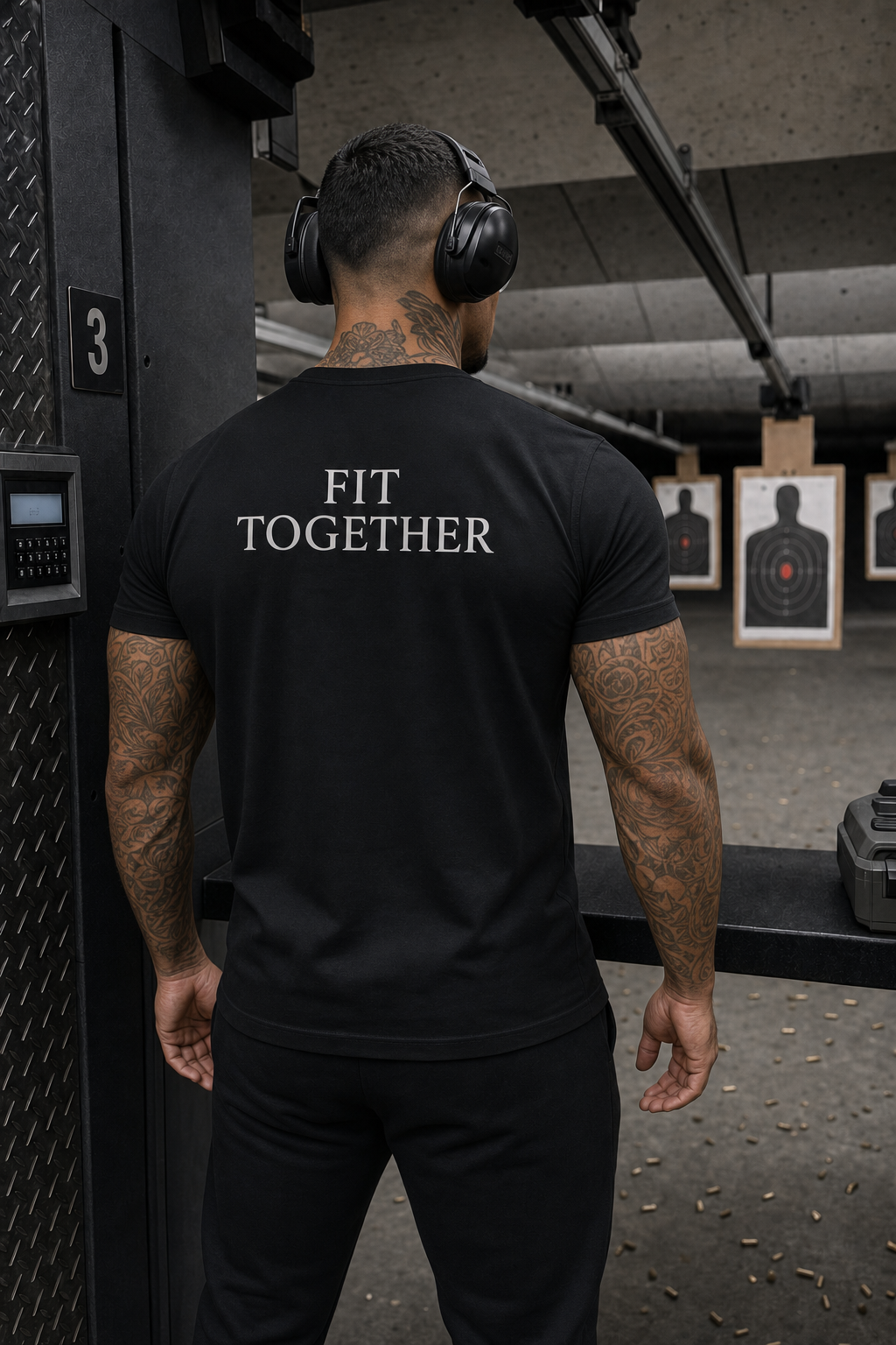 Gym Squad Moisture-Wicking Tee — 'Fit Together' Back Logo included