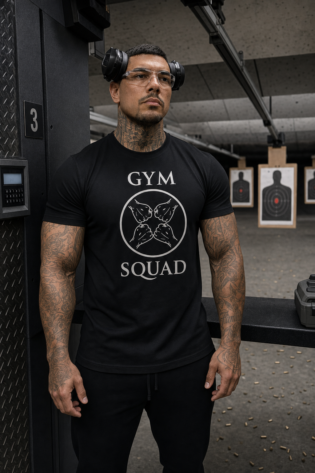 Gym Squad Moisture-Wicking Tee — 'Fit Together' Back Logo included