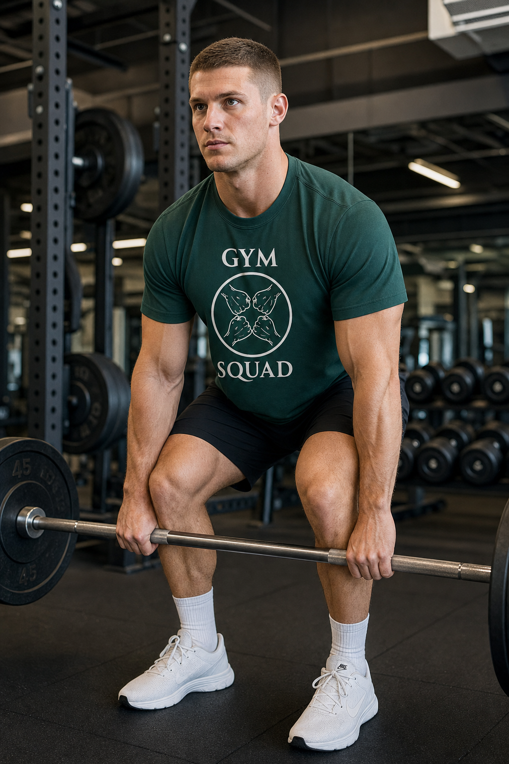 Gym Squad Moisture-Wicking Tee — 'Fit Together' Back Logo included