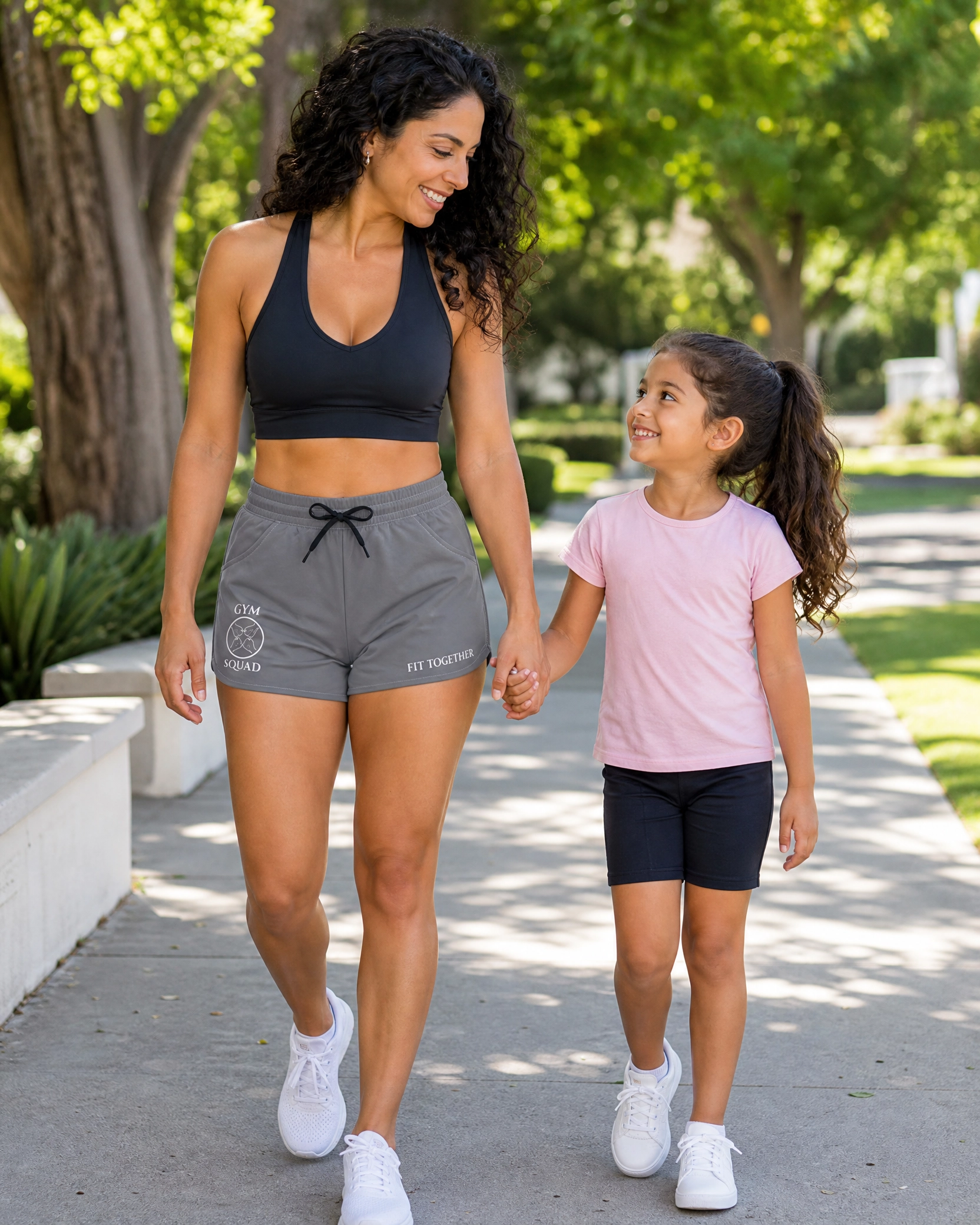 Gym Squad 'Fit Together' Women's Casual Shorts — Workout Lounge Athletic Shorts