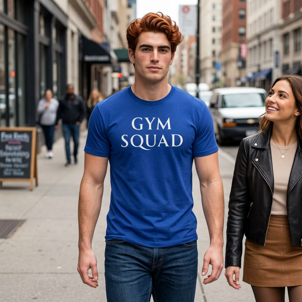 Gym Squad Tee — "Fit Together" Fitness Crew Shirt