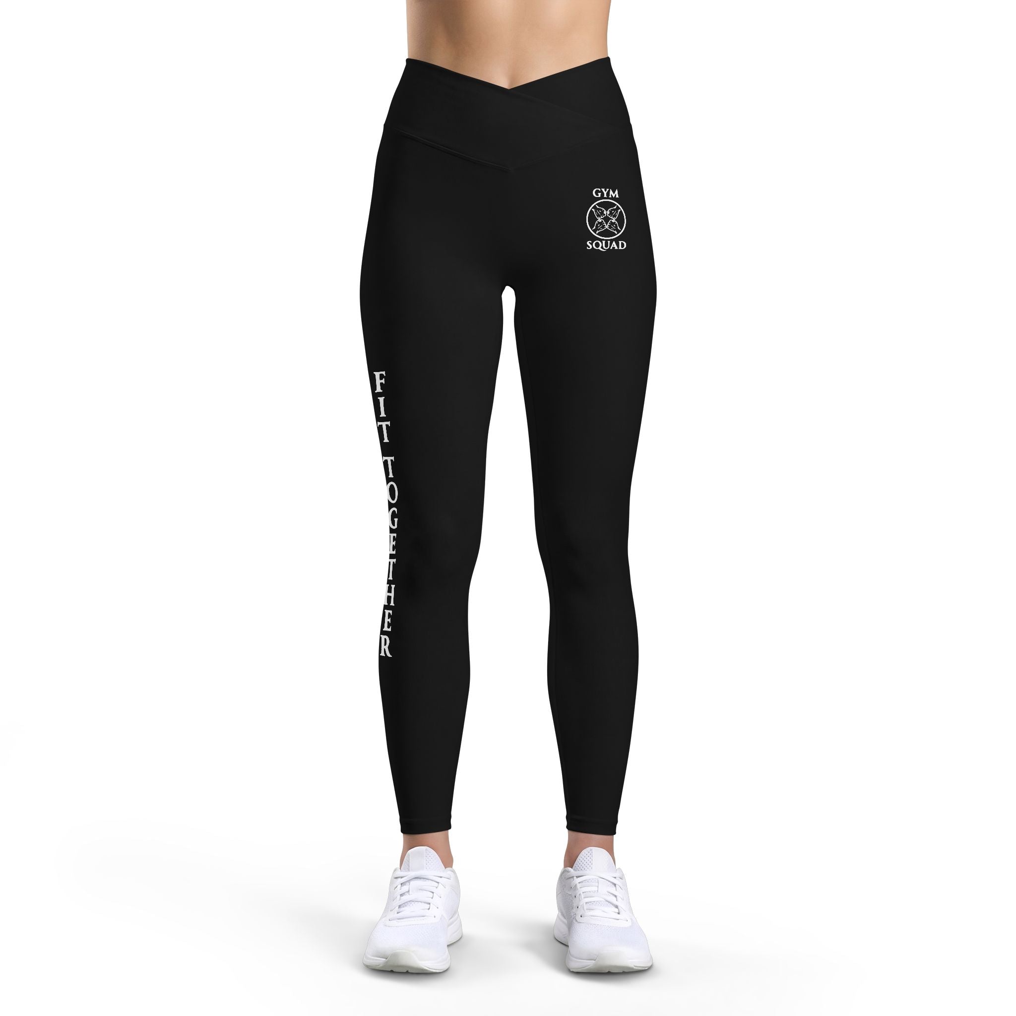 Women’s Leggings — 'Fit Together' Motivational Black Workout Leggings