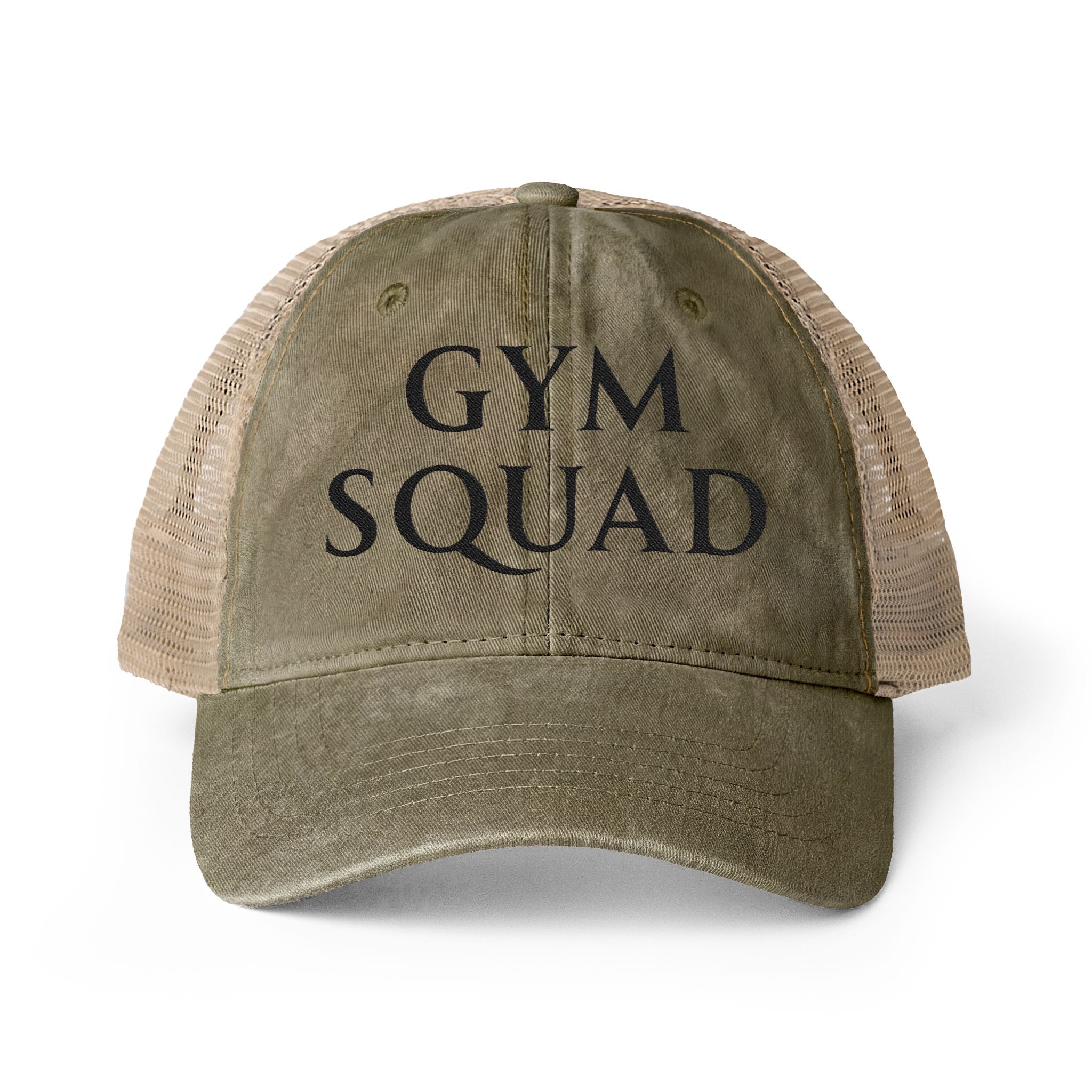 Women's Washed Mesh-Back Cap with  Concealed Ponytail Opening