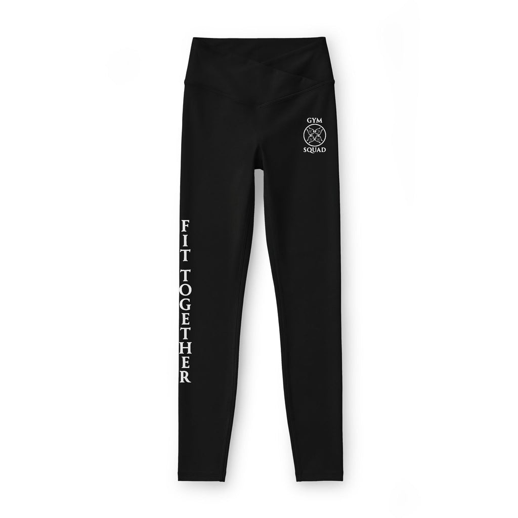Women’s Leggings — 'Fit Together' Motivational Black Workout Leggings
