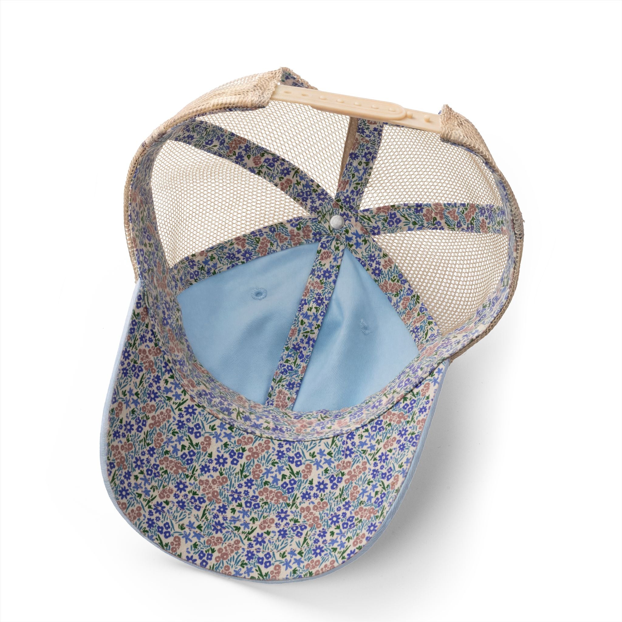 Women's Washed Mesh-Back Cap with  Concealed Ponytail Opening